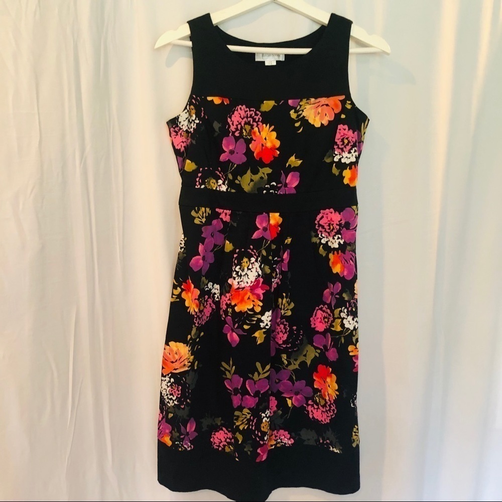 Motherhood Floral Sleeveless Maternity Dress